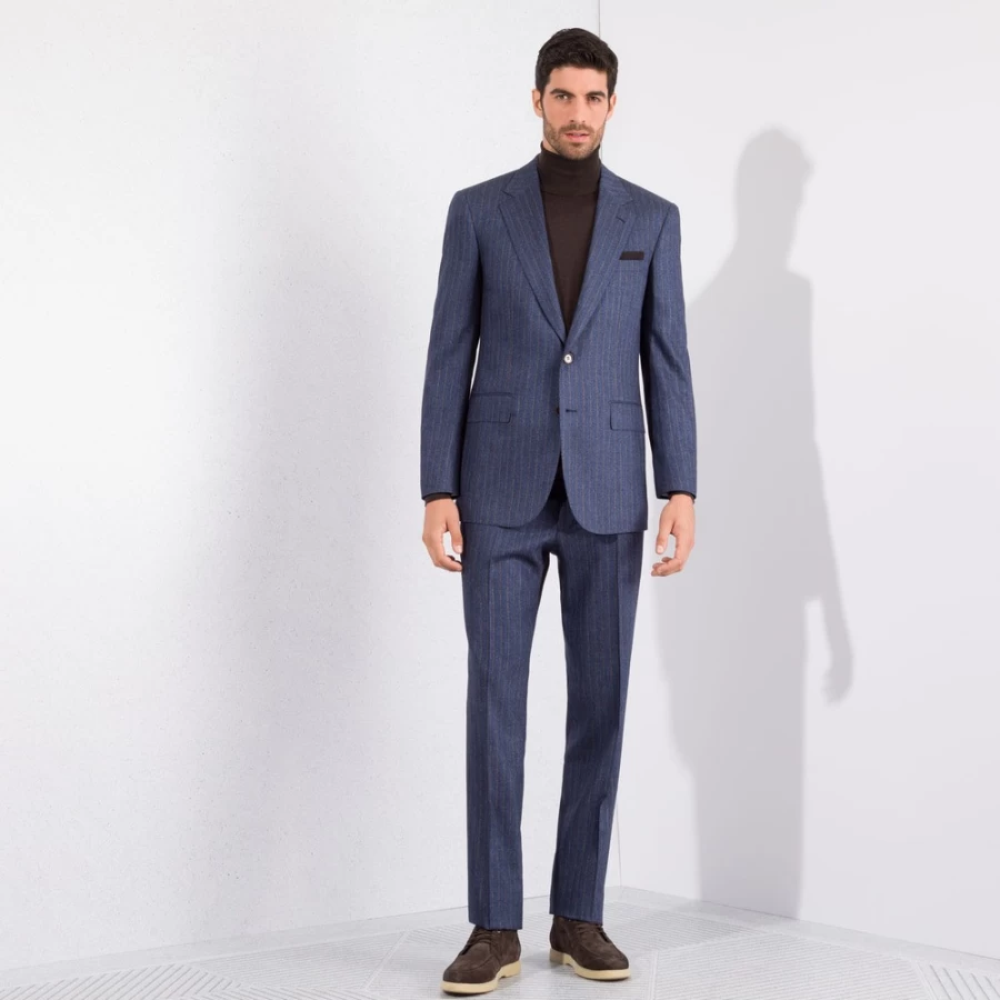 "Stefano Ricci Men's Luxury Two-Button Suit – Premium Tailored Business Attire"