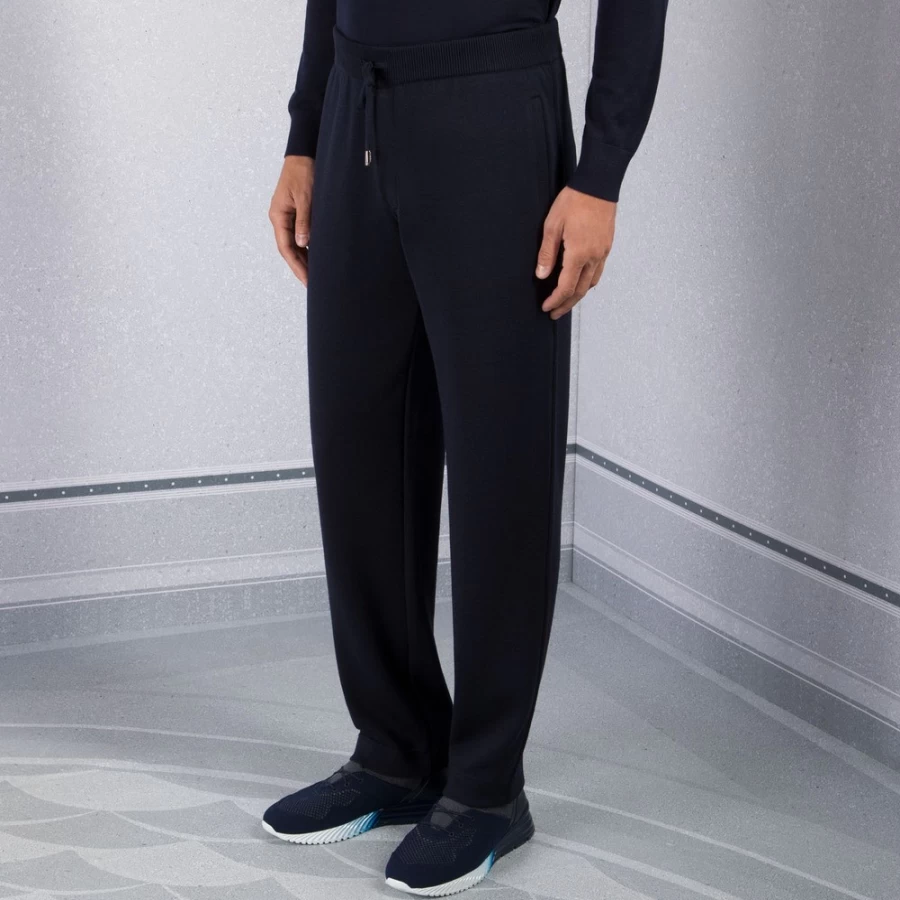 Stefano Ricci Men's Luxury Knit Jogging Pants - Premium Comfort & Style