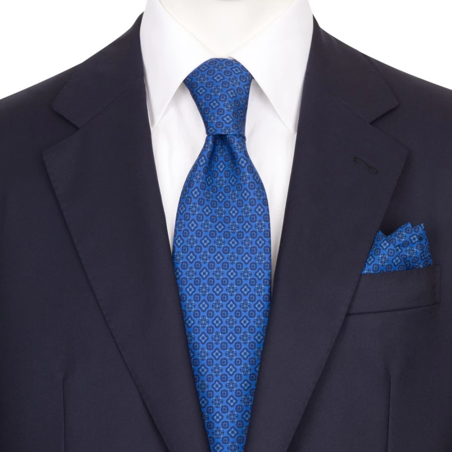 Stefano Ricci Luxury Hand-Printed Silk Tie Set in Elegant Design - 37072_002 Color