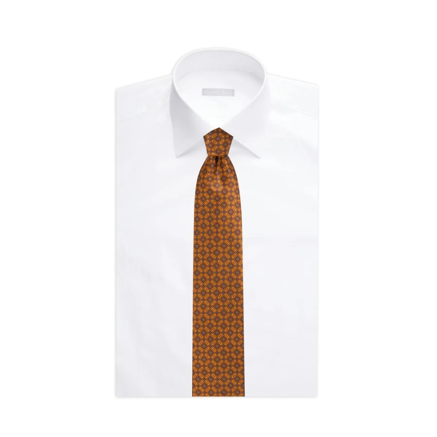 Stefano Ricci Luxury Hand-Printed Silk Tie in Elegant Color 37013_008