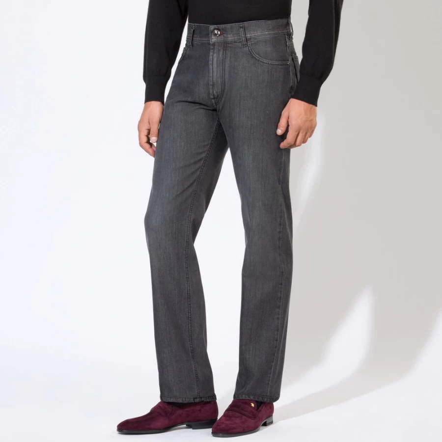 Stefano Ricci Men's Regular Fit Jeans - Premium Denim for a Classic Look