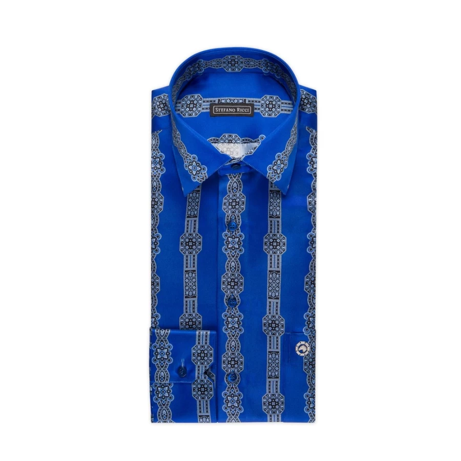 Stefano Ricci Handmade Ivrea Shirt for Men - Premium Luxury Cotton Dress Shirt