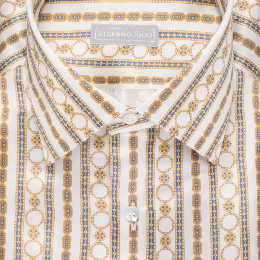 Stefano Ricci Men's Handmade Torino Shirt in Color 43001_013 | Luxury Italian Fashion