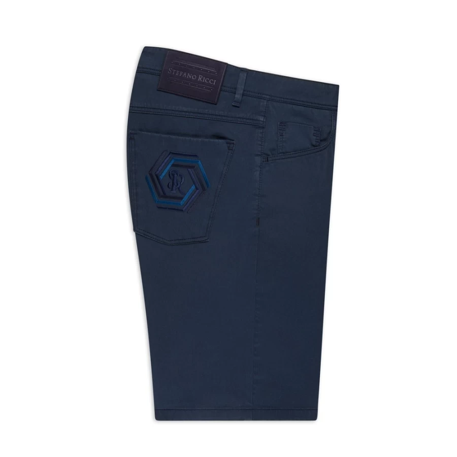 Stefano Ricci Men's Luxury Bermuda Shorts | Premium Cotton Summer Shorts for Men