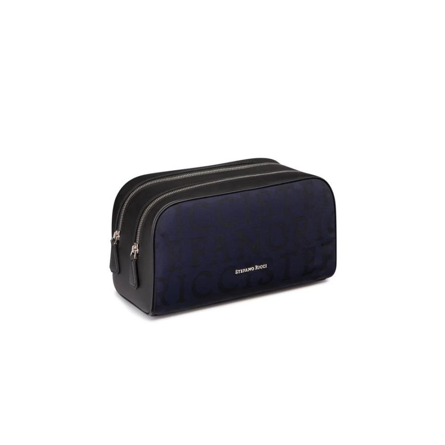 "Stefano Ricci Luxury Handmade Leather Toiletry Bag for Travel"