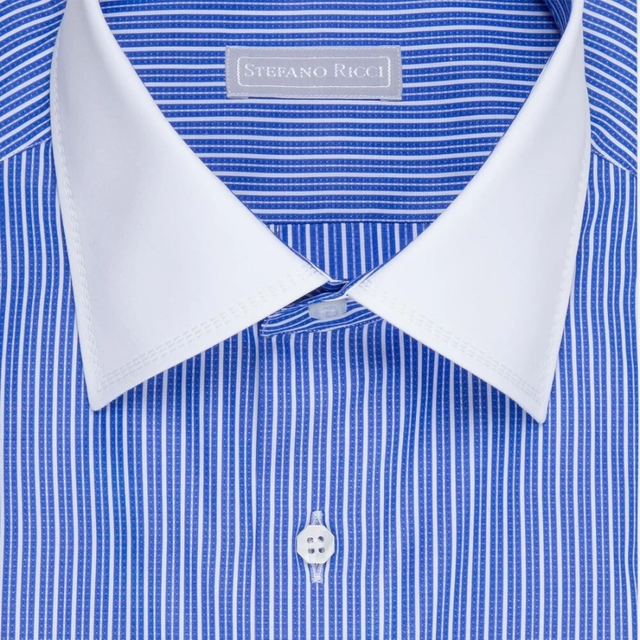 "Stefano Ricci Men's Handmade Torino Shirt – Luxury Italian Dress Shirt"