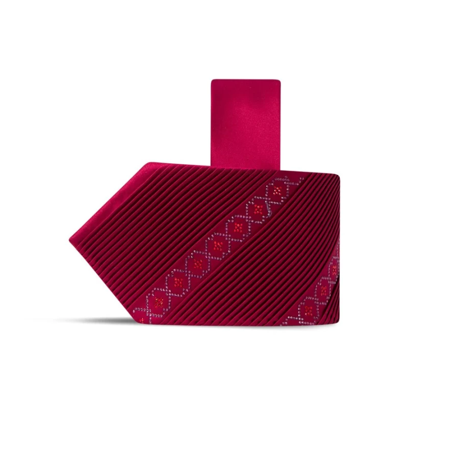 Stefano Ricci Luxury Pleated Silk Tie for Men - Elegant Designer Necktie